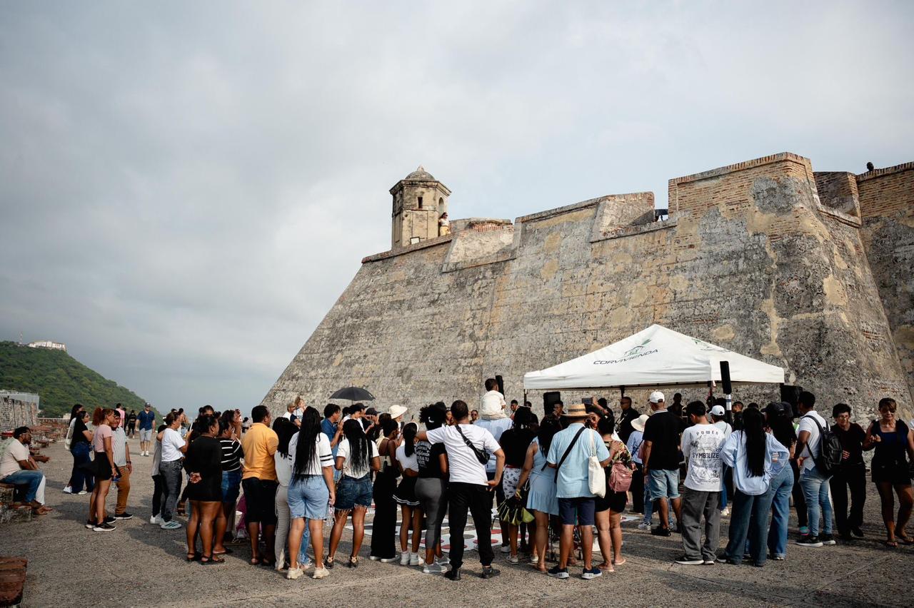 Jornada de entrada gratis al castillo San Felipe cerro con asistencia de 6.286 personas 