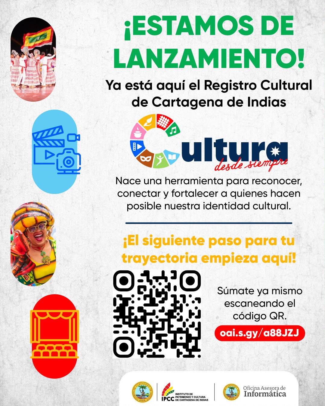 IPCC lanza el registro "Cultura desde Siempre" que busca caracterizar al sector de Cartagena 