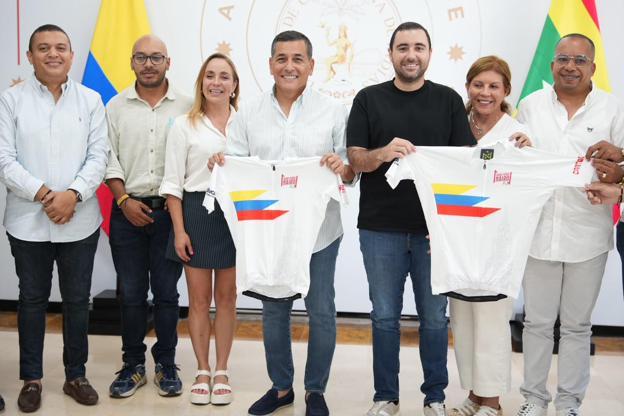 Alcalde Dumek Turbay y gobernador Yamil Arana ultimaron detalles para el Gran Fondo Nairo Quintana 