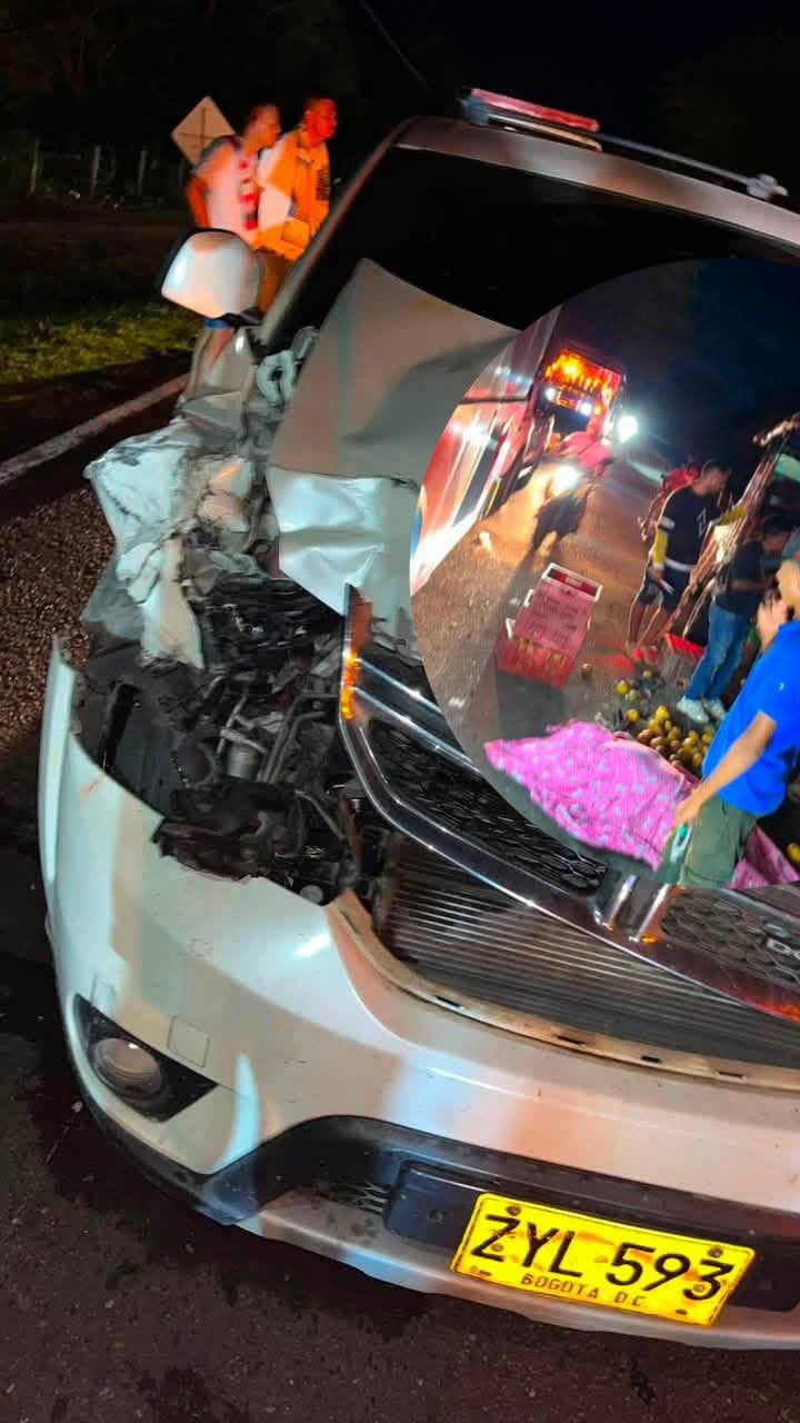 Adulto mayor pierde la vida en choque de dos camionetas en la via c&iacute;cuco talaiguanuevo